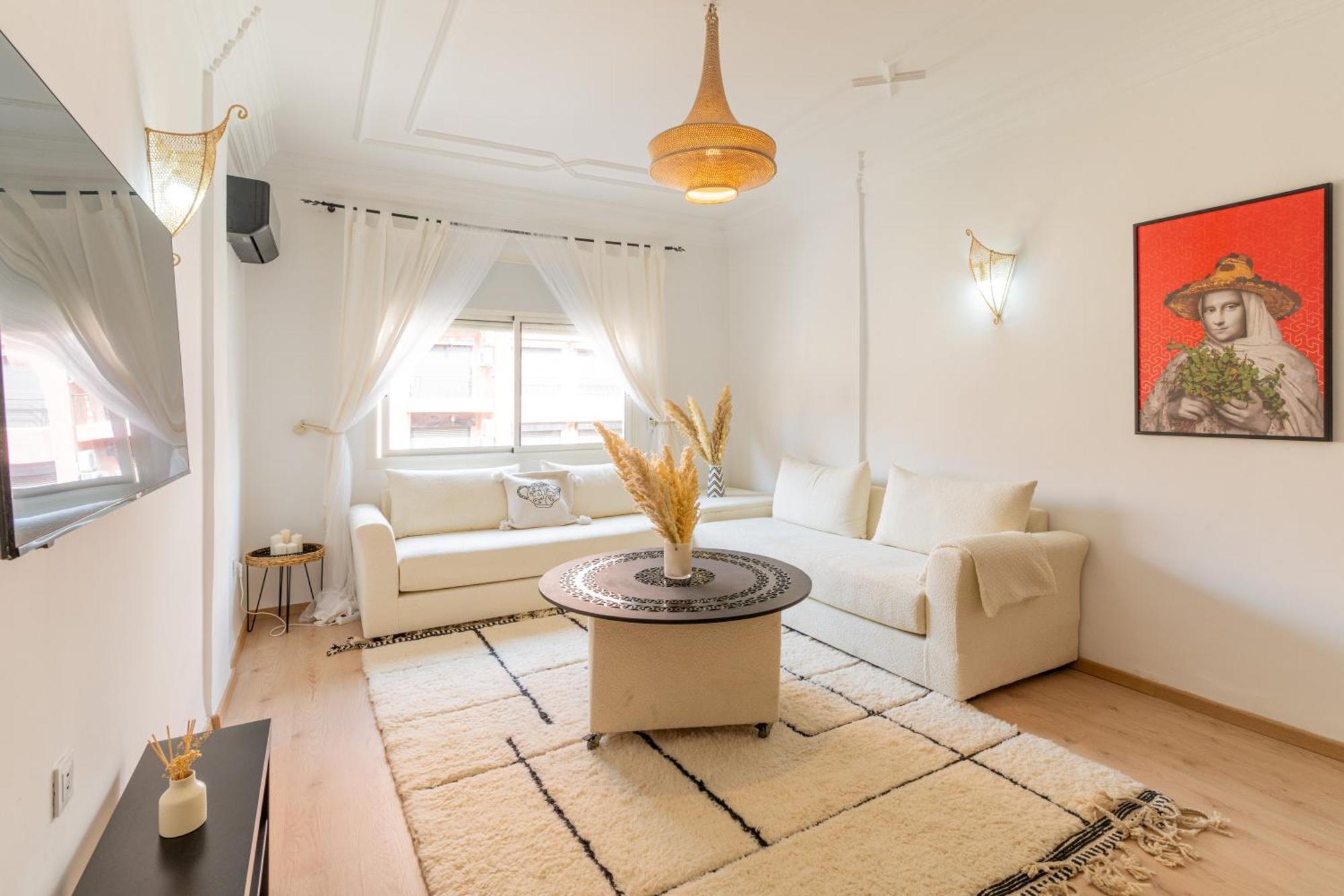 Appartement Centre Marrakech Gueliz - Cool & Cozy Apartment For A Family Stay In The Heart Of The City Marrakesh Eksteriør bilde
